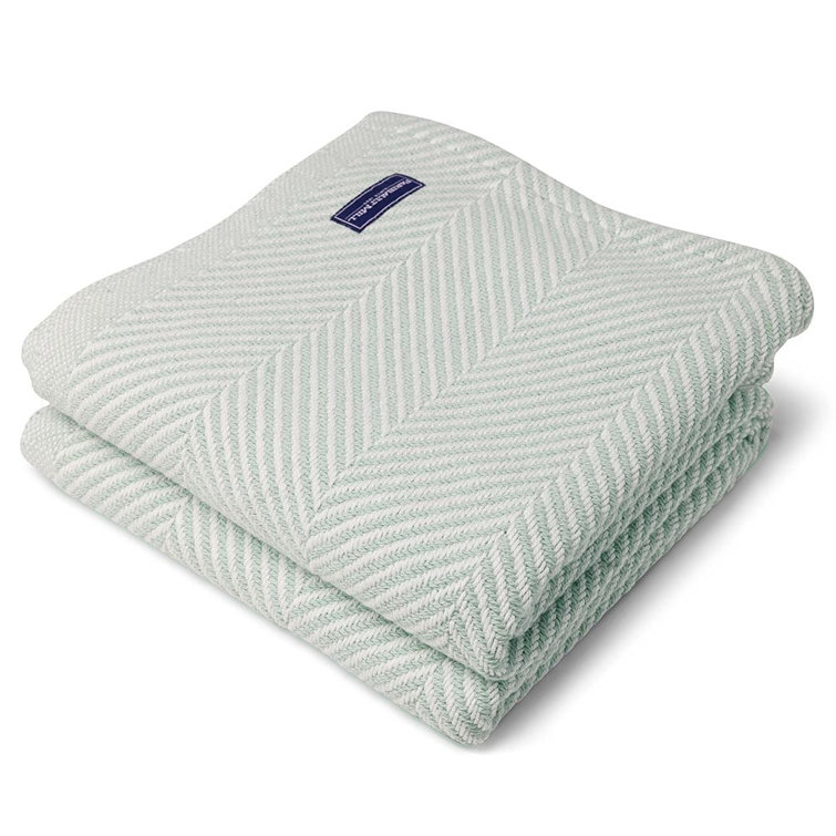 Faribault Mill Monhegan Cotton Throw Without Fringe Perigold